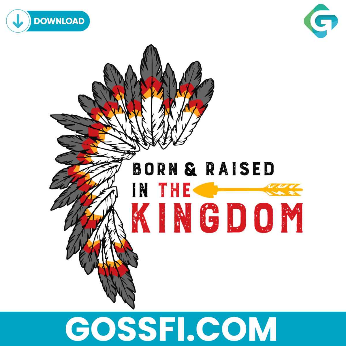born-raised-in-the-kingdom-svg-digital-download