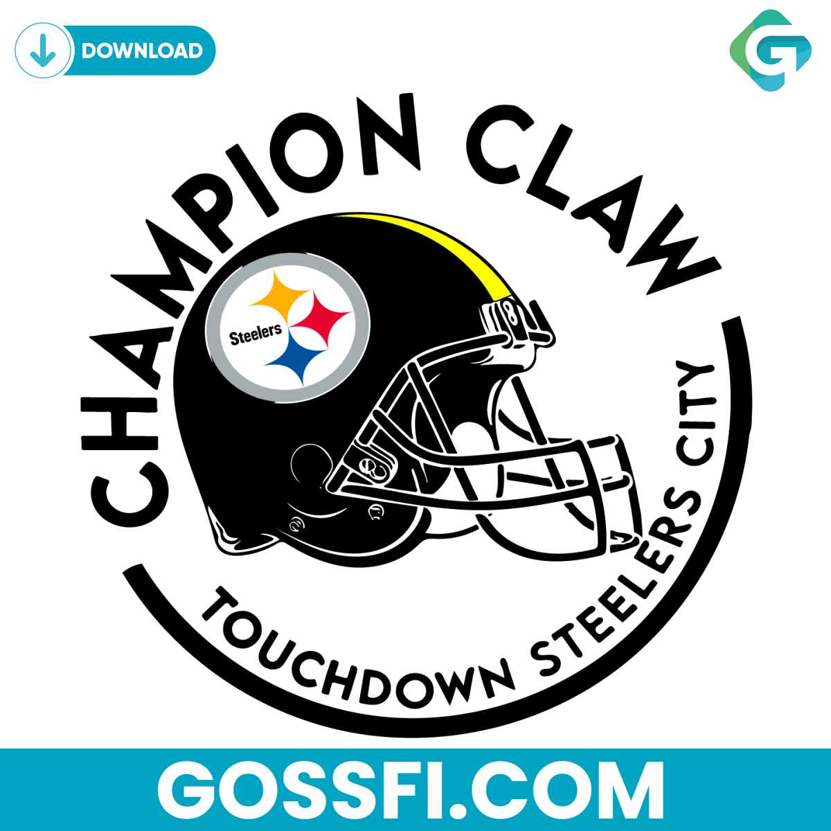 champion-claw-touchdown-steelers-city-svg