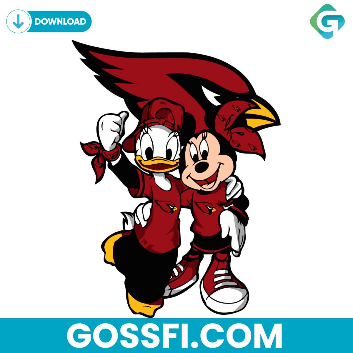 minnie-mouse-and-daisy-duck-arizona-cardinals-svg