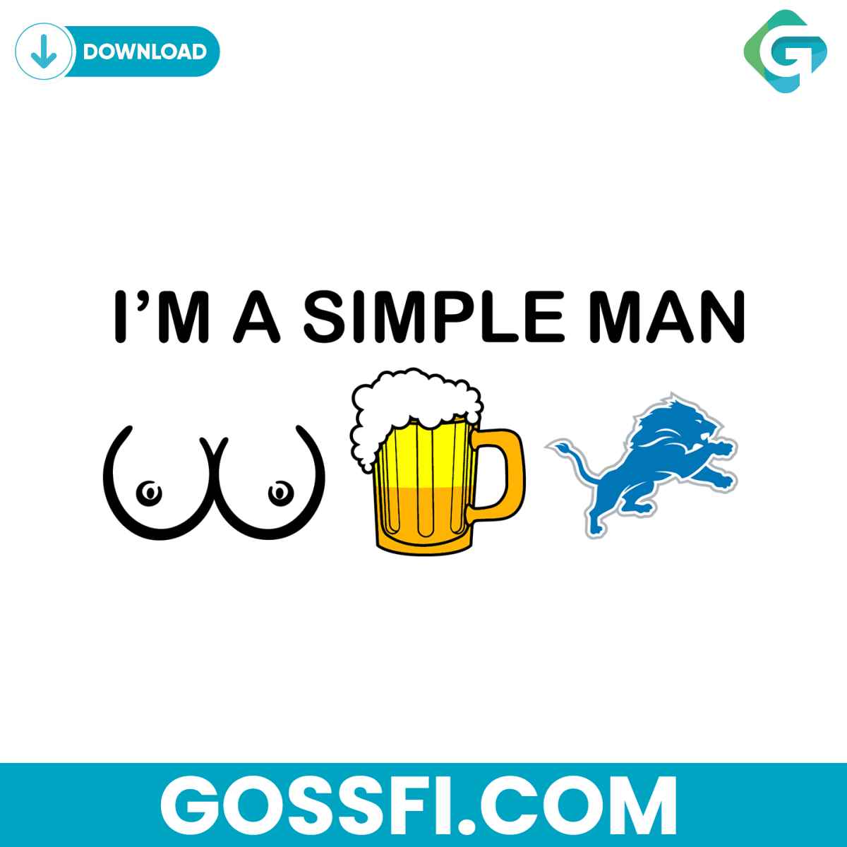 i-am-a-simple-man-detroit-lions-svg-digital-download