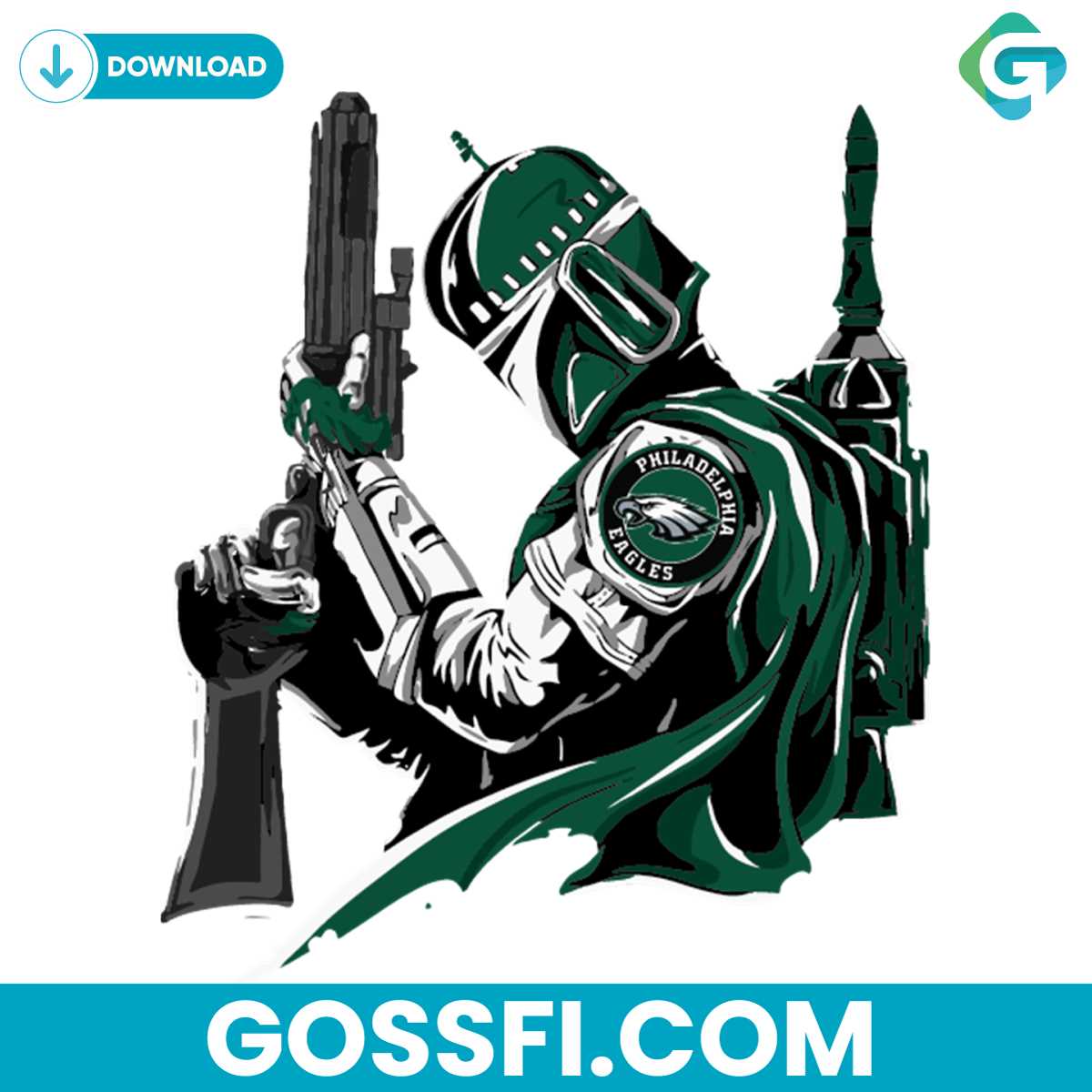 mandalorian-philadelphia-eagles-svg