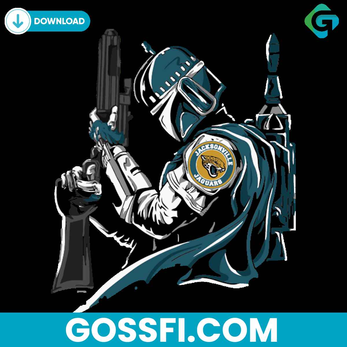 mandalorian-jacksonville-jaguars-svg-digital-download