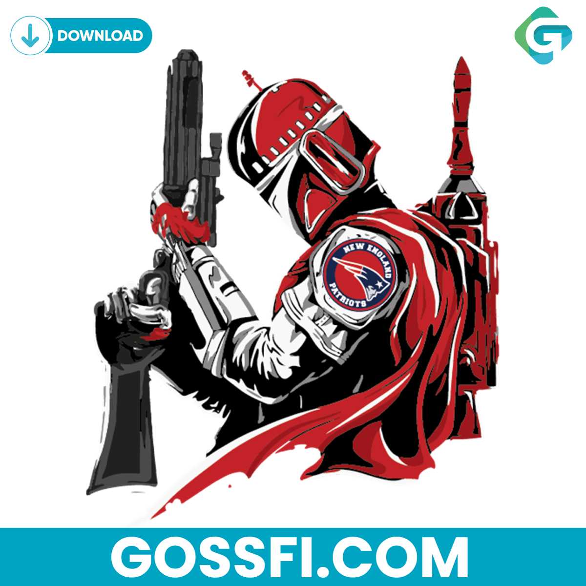 mandalorian-new-england-patriots-svg