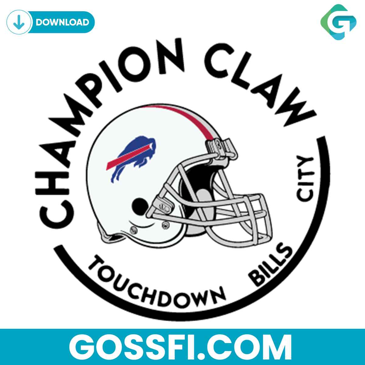 champion-claw-touchdown-bills-city-svg