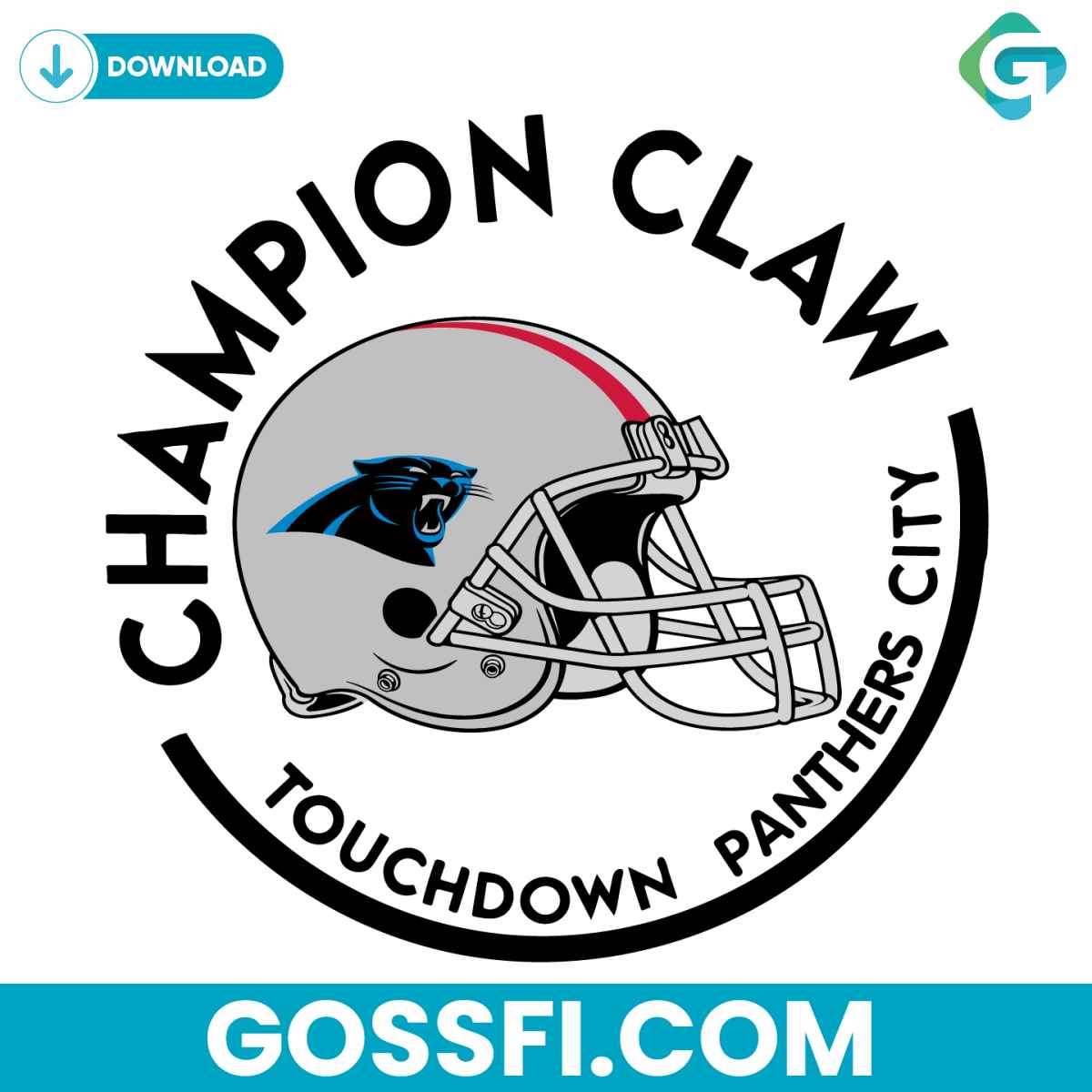 champion-claw-touchdown-panthers-city-svg