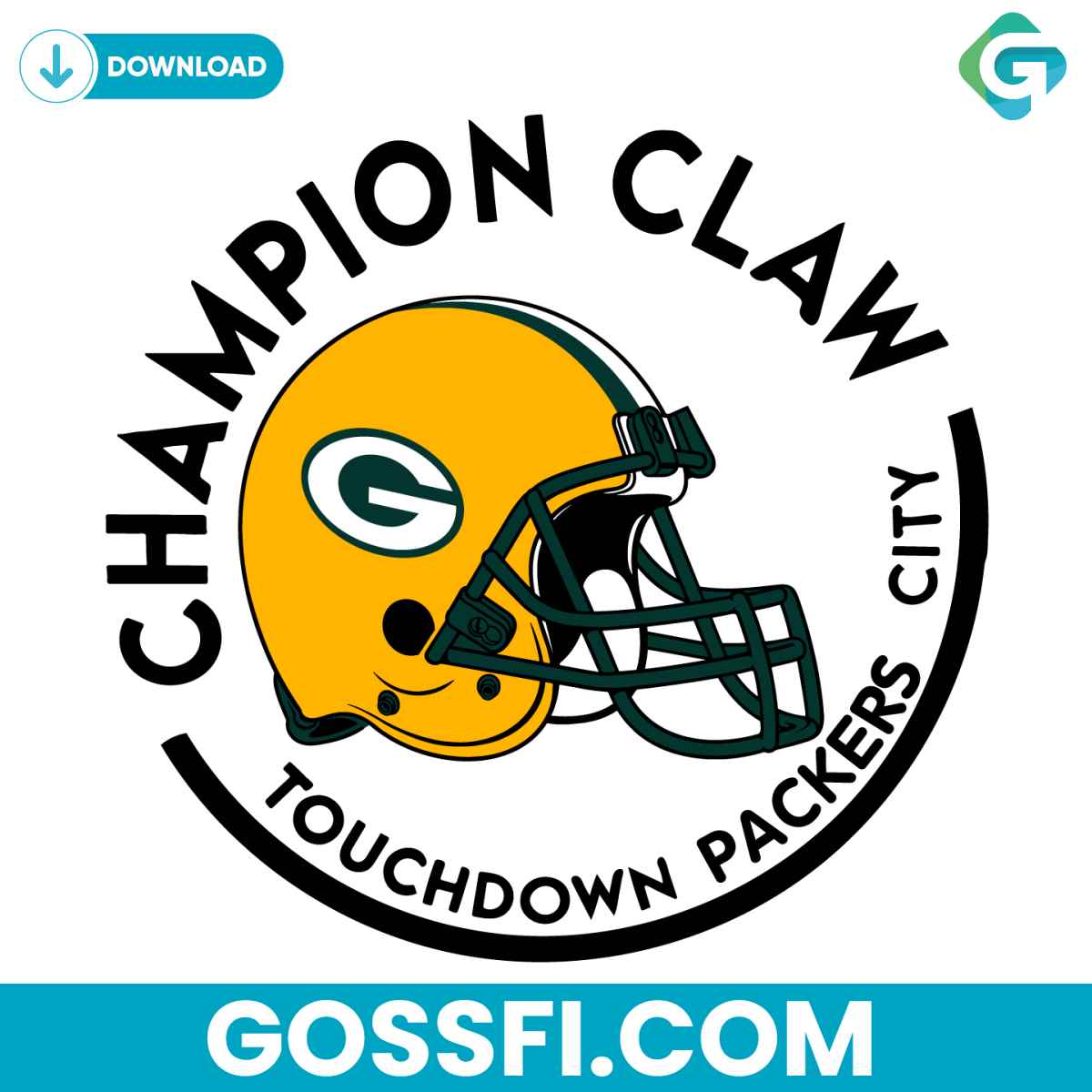 champion-claw-touchdown-packers-city-svg