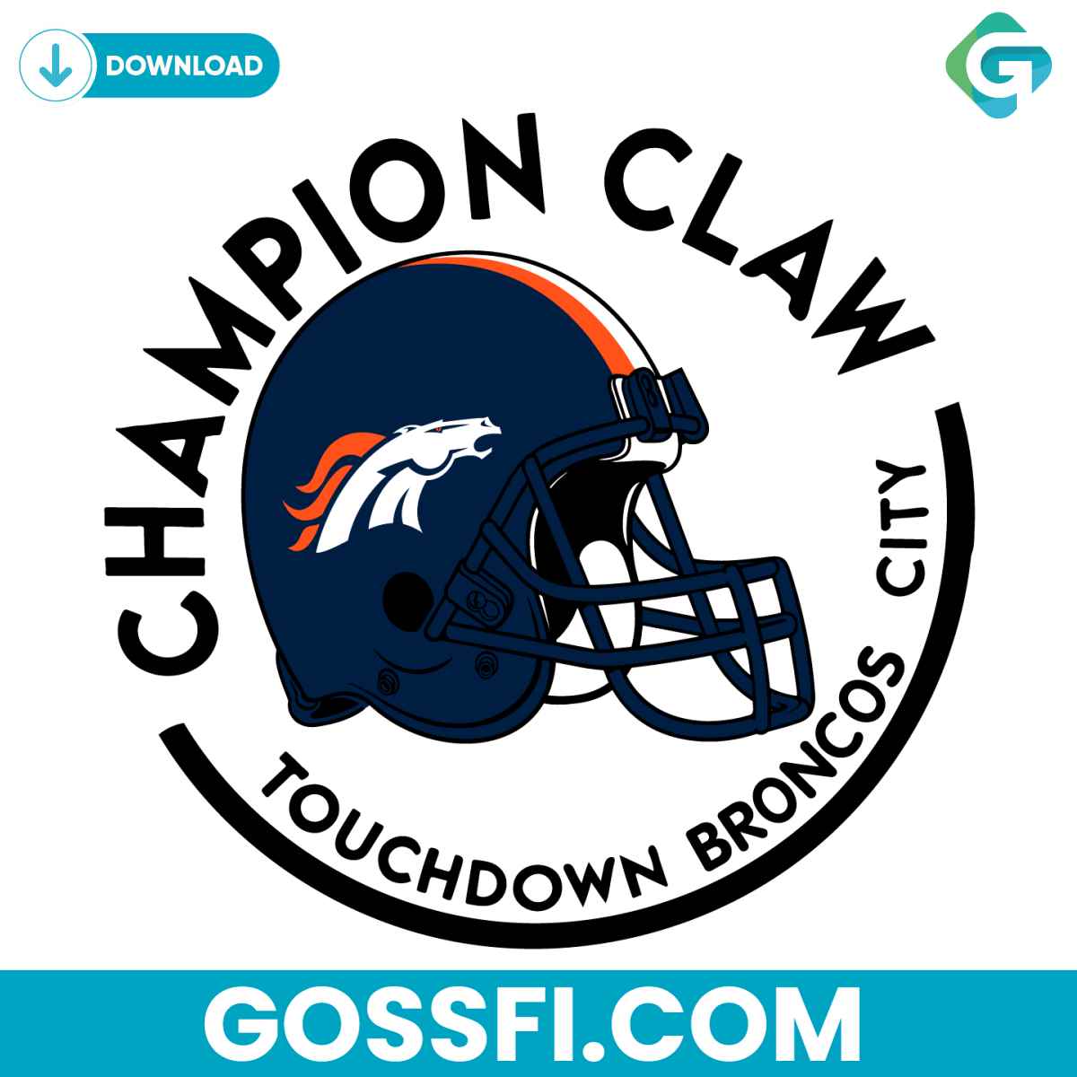 champion-claw-touchdown-broncos-city-svg