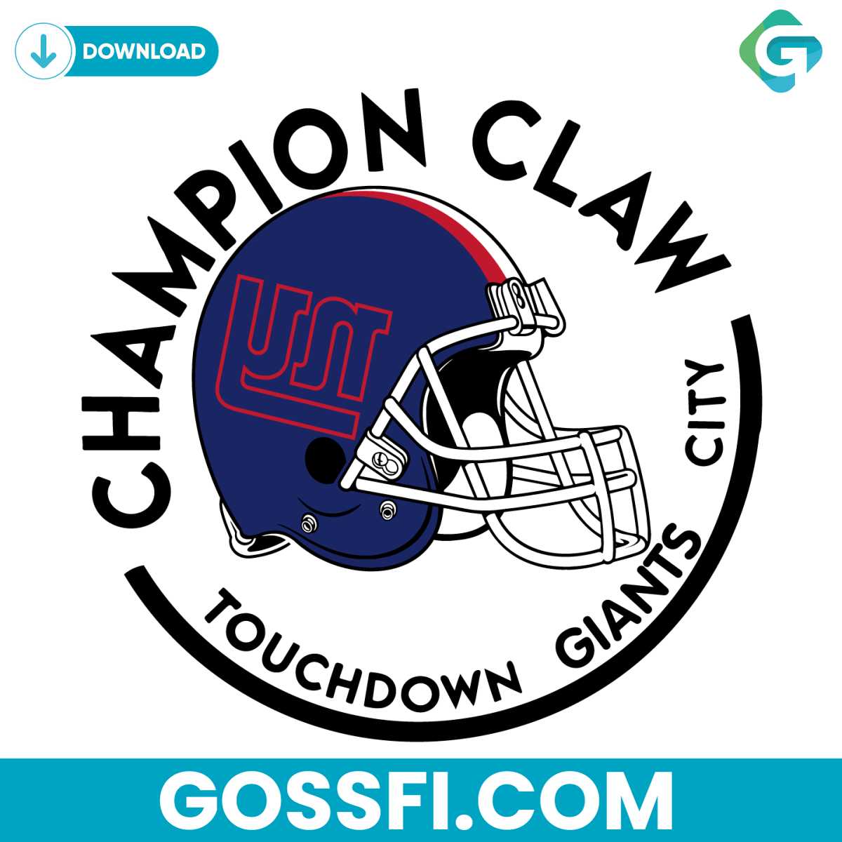 champion-claw-touchdown-giants-city-svg