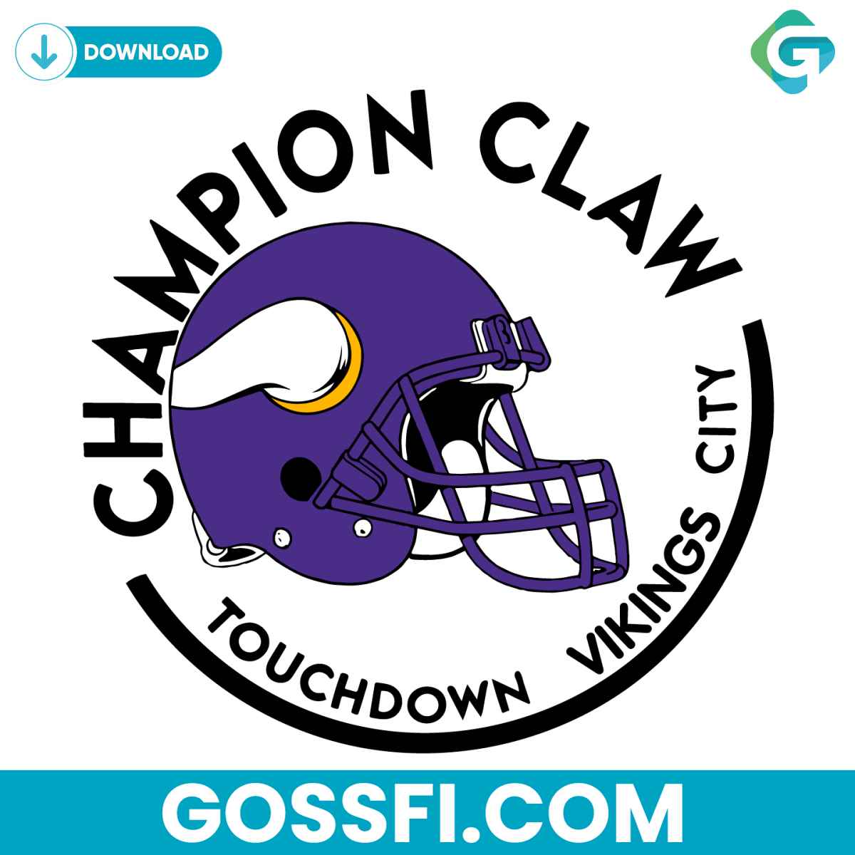 champion-claw-touchdown-vikings-city-svg