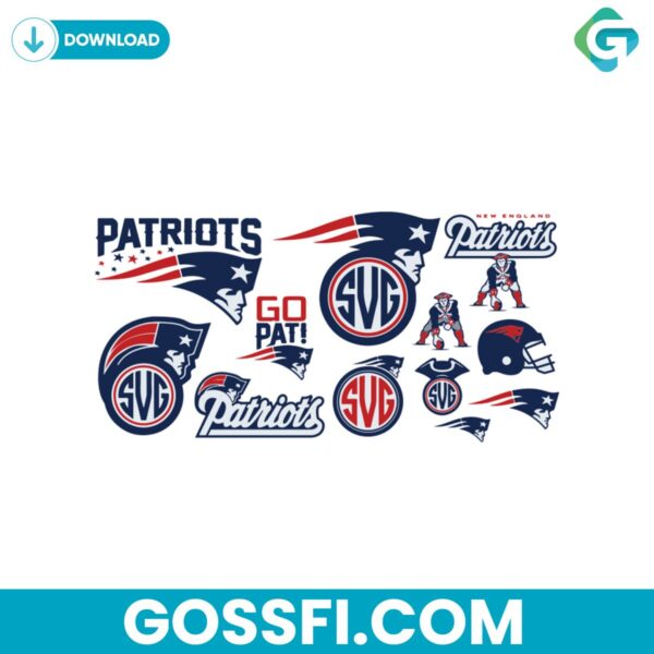 patriots-football-nfl-bundle-svg