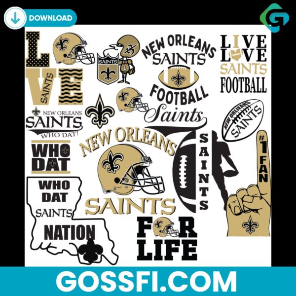 new-orleans-saints-football-bundle-nfl-team-svg