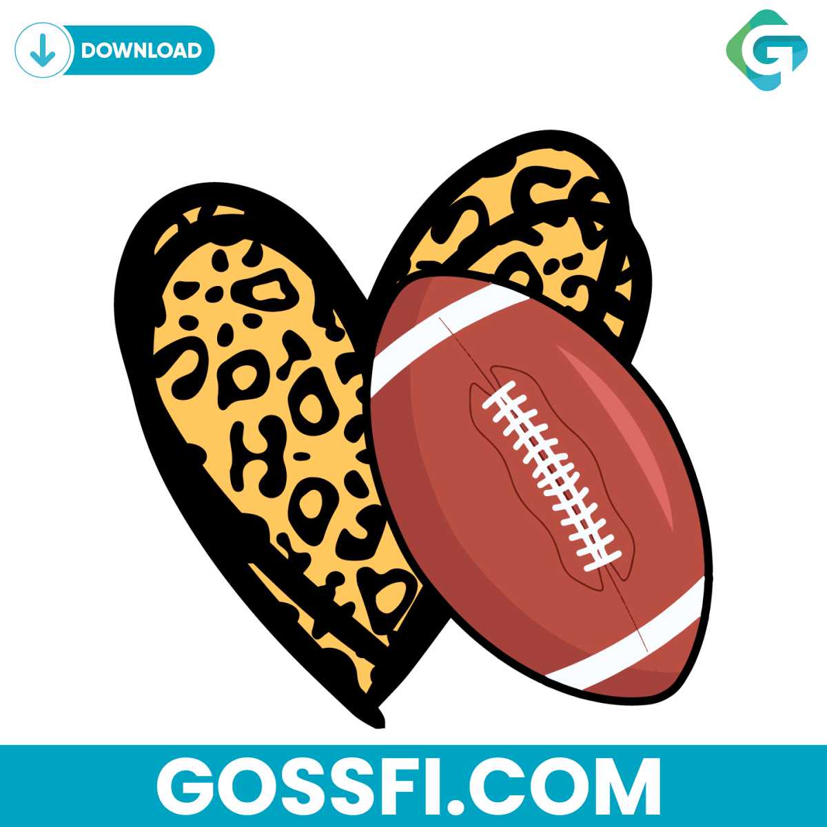 football-love-heart-leopard-svg-digital-download