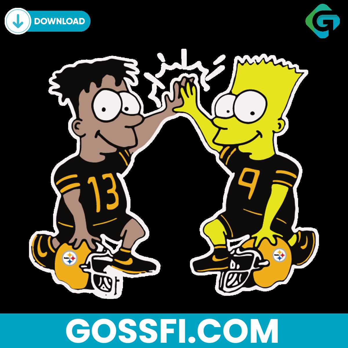 the-simpson-pittsburgh-steelers-svg-digital-download