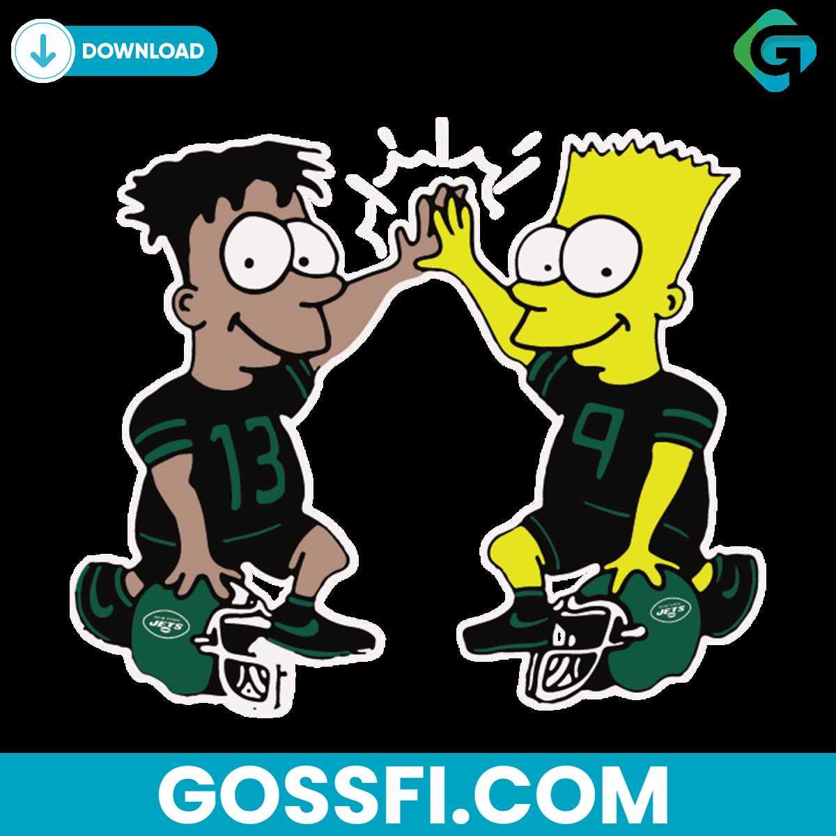 the-simpson-new-york-jets-svg-digital-download