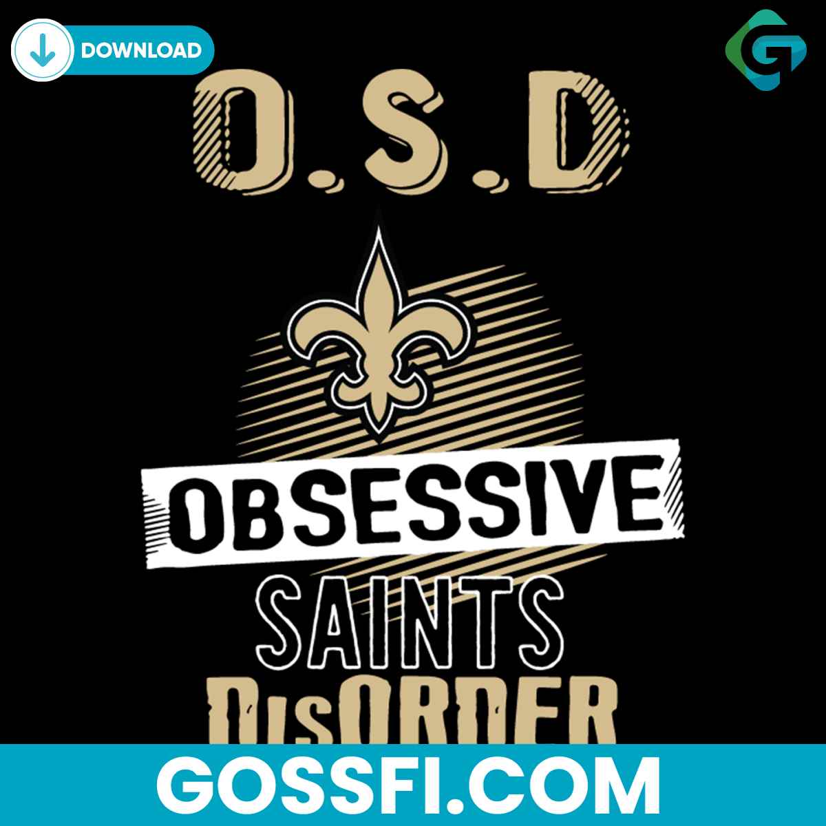 osd-new-orleans-saints-obsessive-disorder-svg