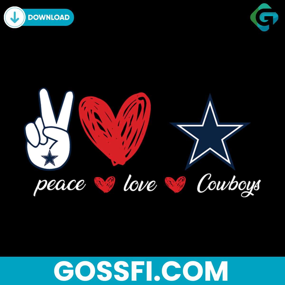 peace-love-dallas-cowboys-svg-digital-download
