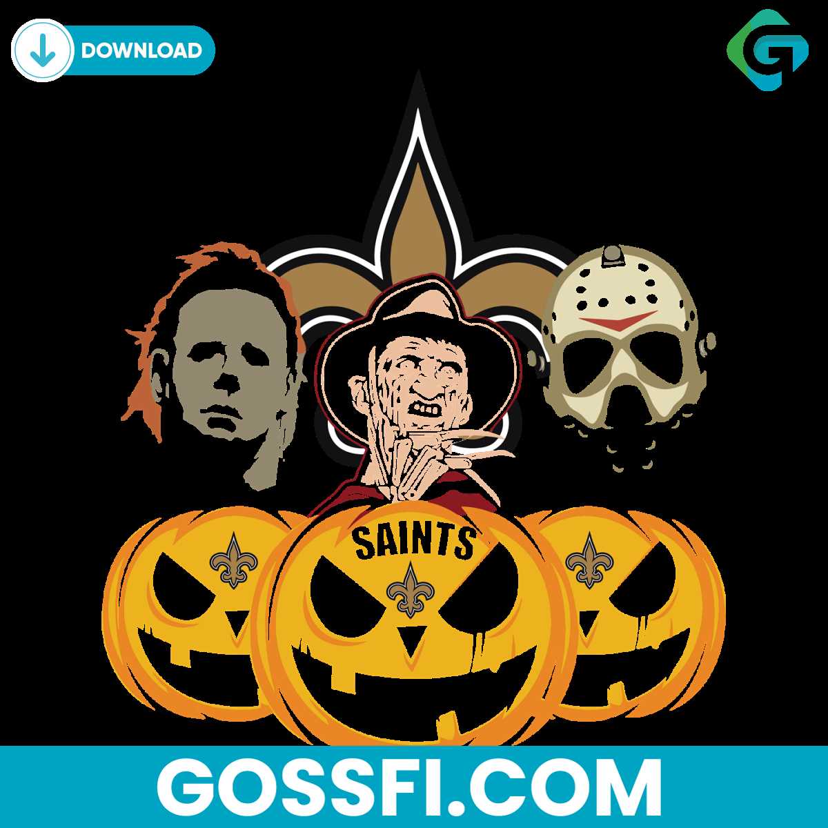 halloween-horror-movie-pumpkin-new-orleans-saints-svg