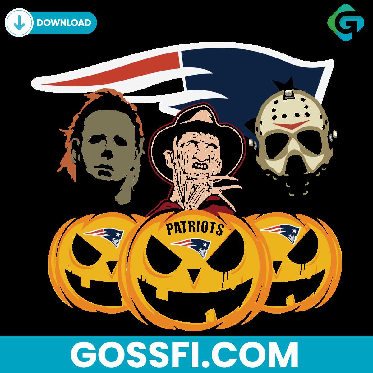 halloween-horror-movie-pumpkin-patriots-logo-svg