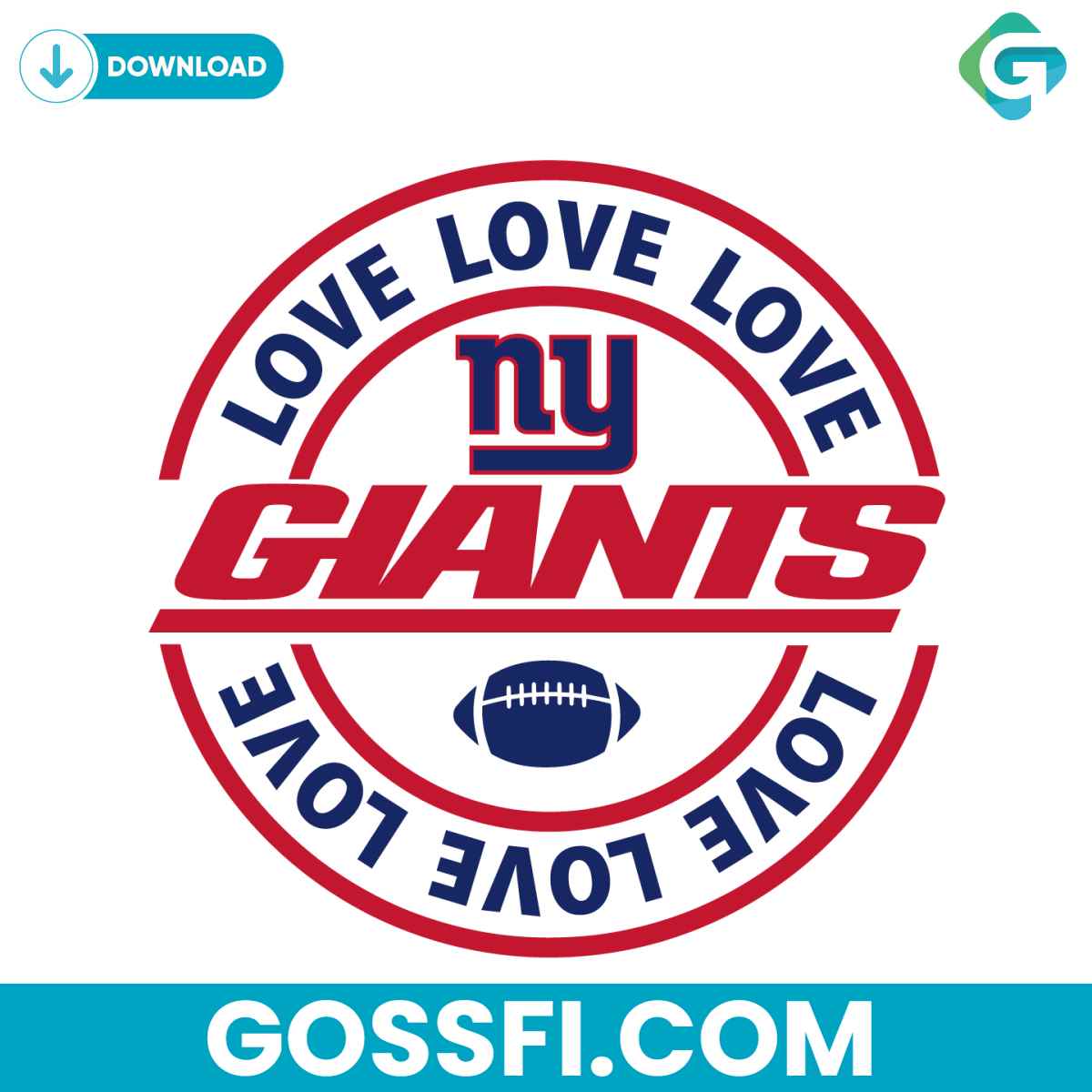 love-new-york-giants-svg-digital-download