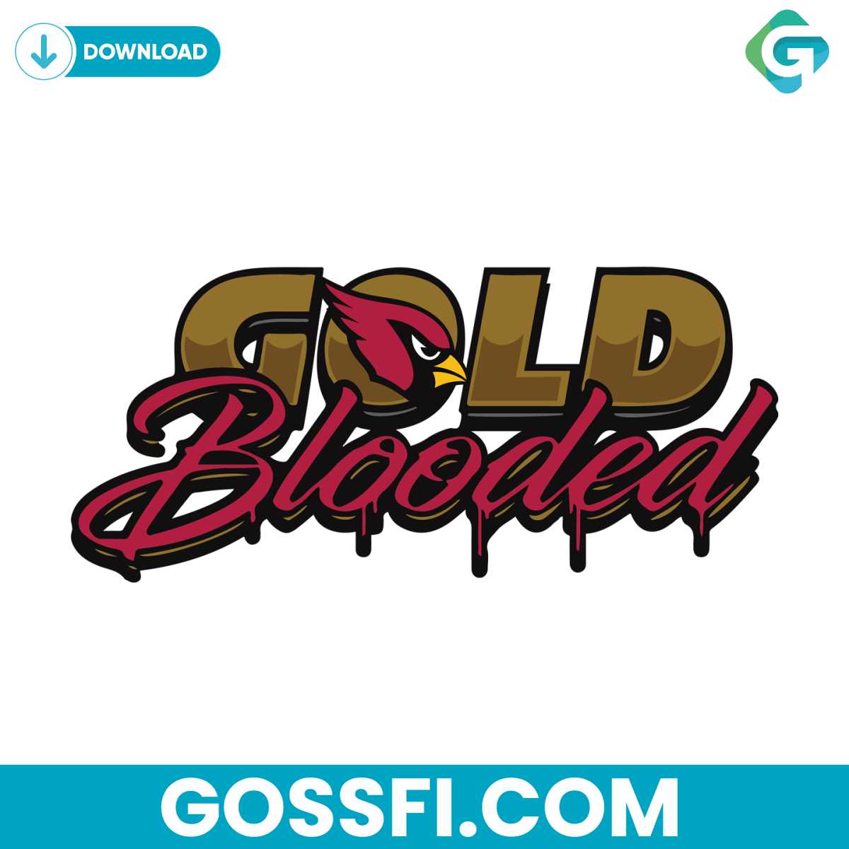 gold-blooded-arizona-cardinals-svg-digital-download