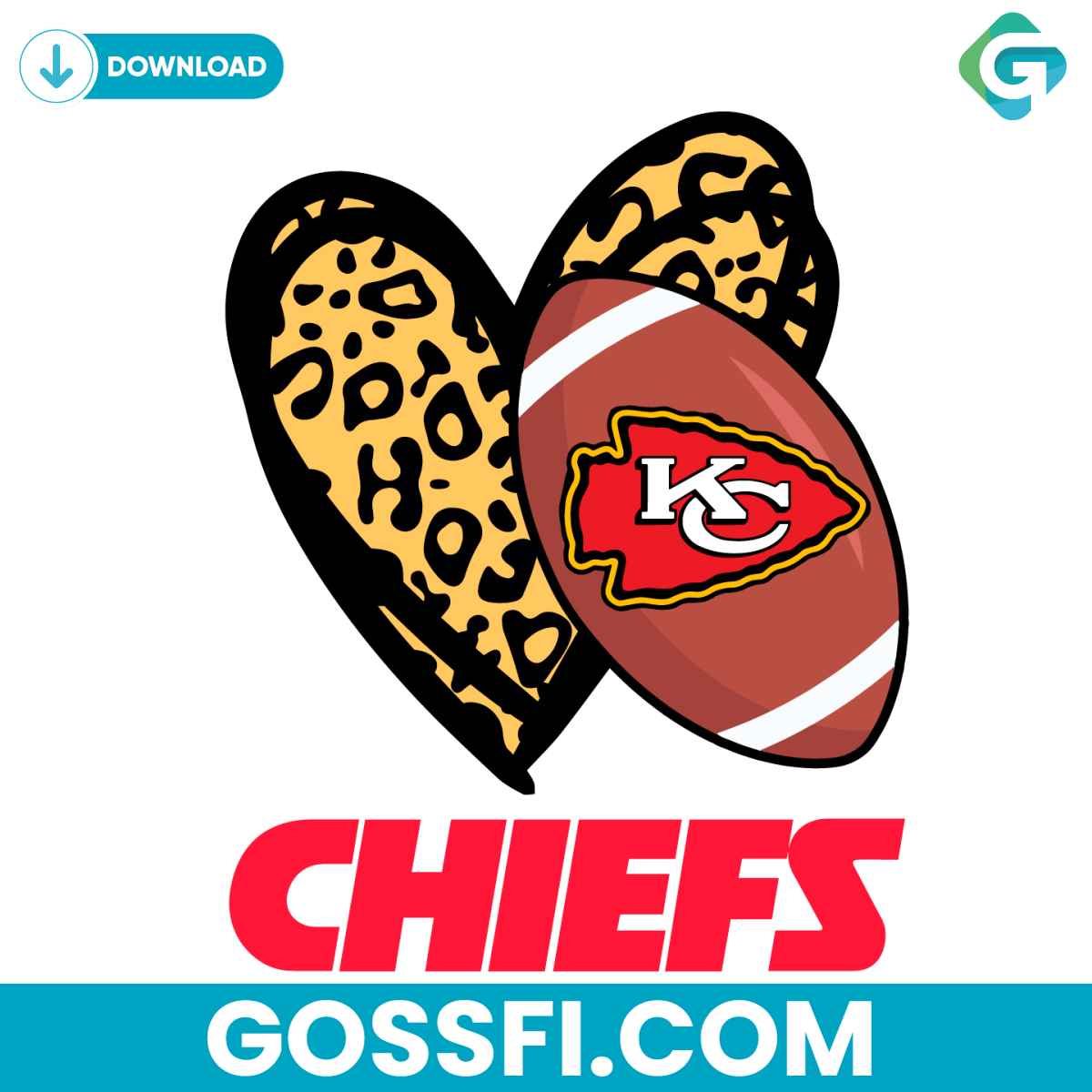 kansas-city-chiefs-leopard-heart-svg