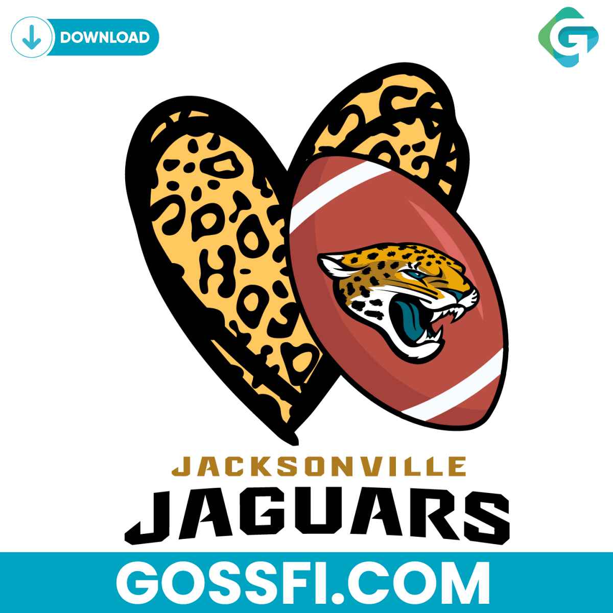 jacksonville-jaguars-leopard-heart-svg