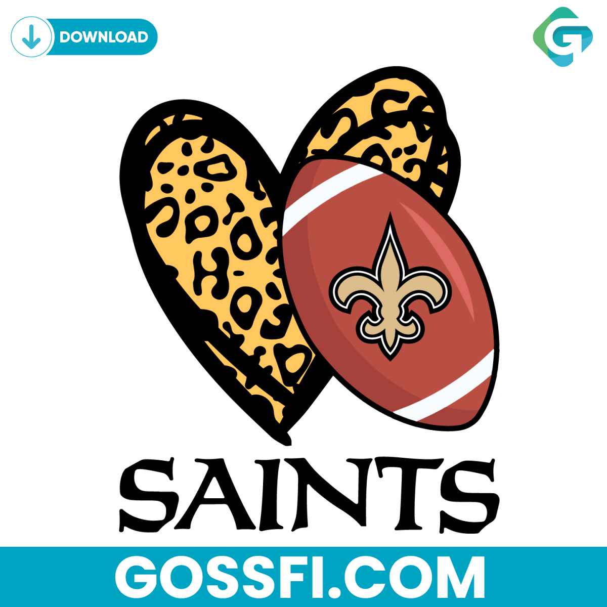 new-orleans-saints-leopard-heart-svg