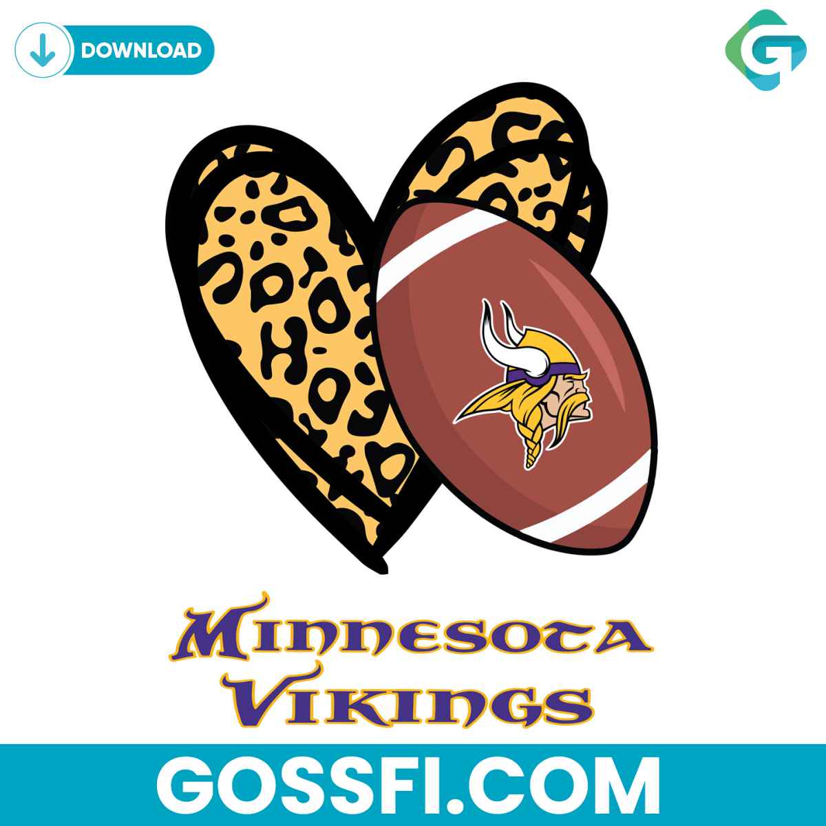 minnesota-vikings-leopard-heart-svg