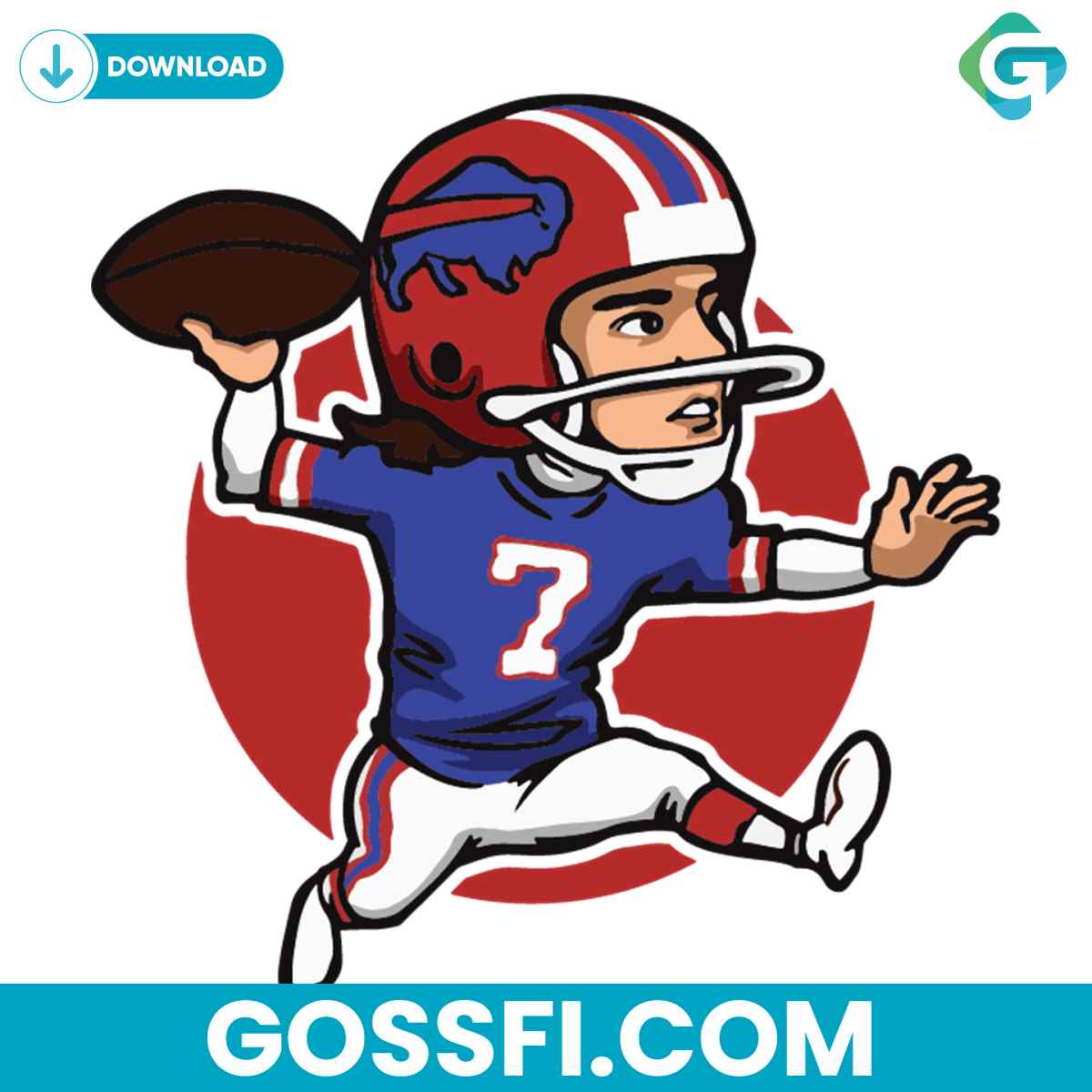 doug-flutie-buffalo-bills-svg-digital-download