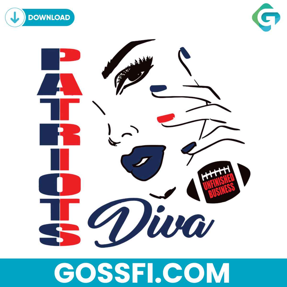 patriots-football-girl-diva-svg-digital-download