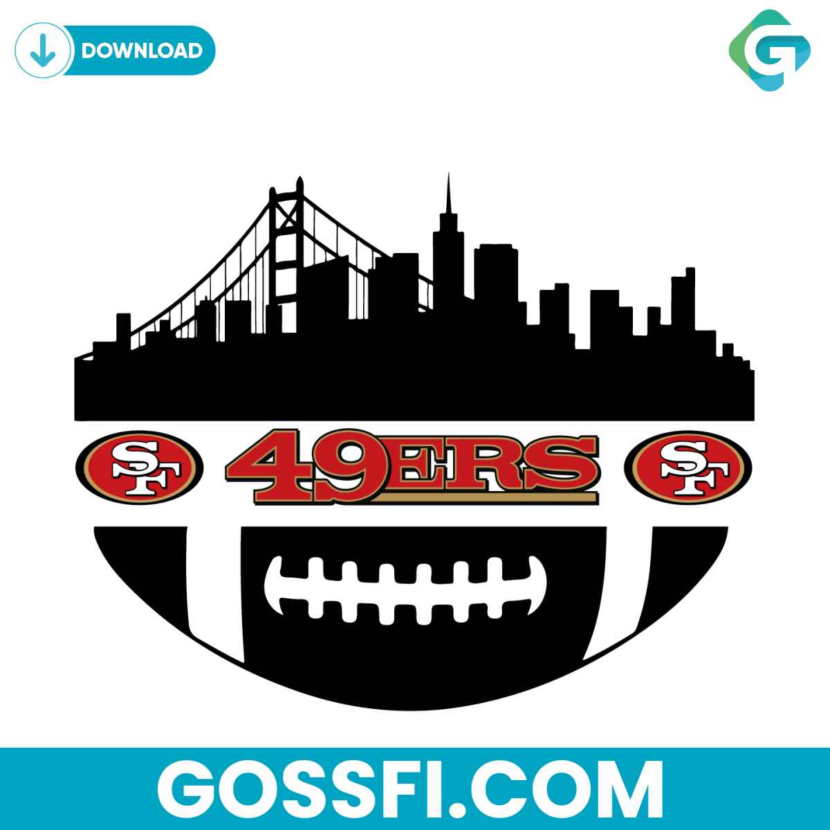 san-francisco-49ers-nfl-football-svg