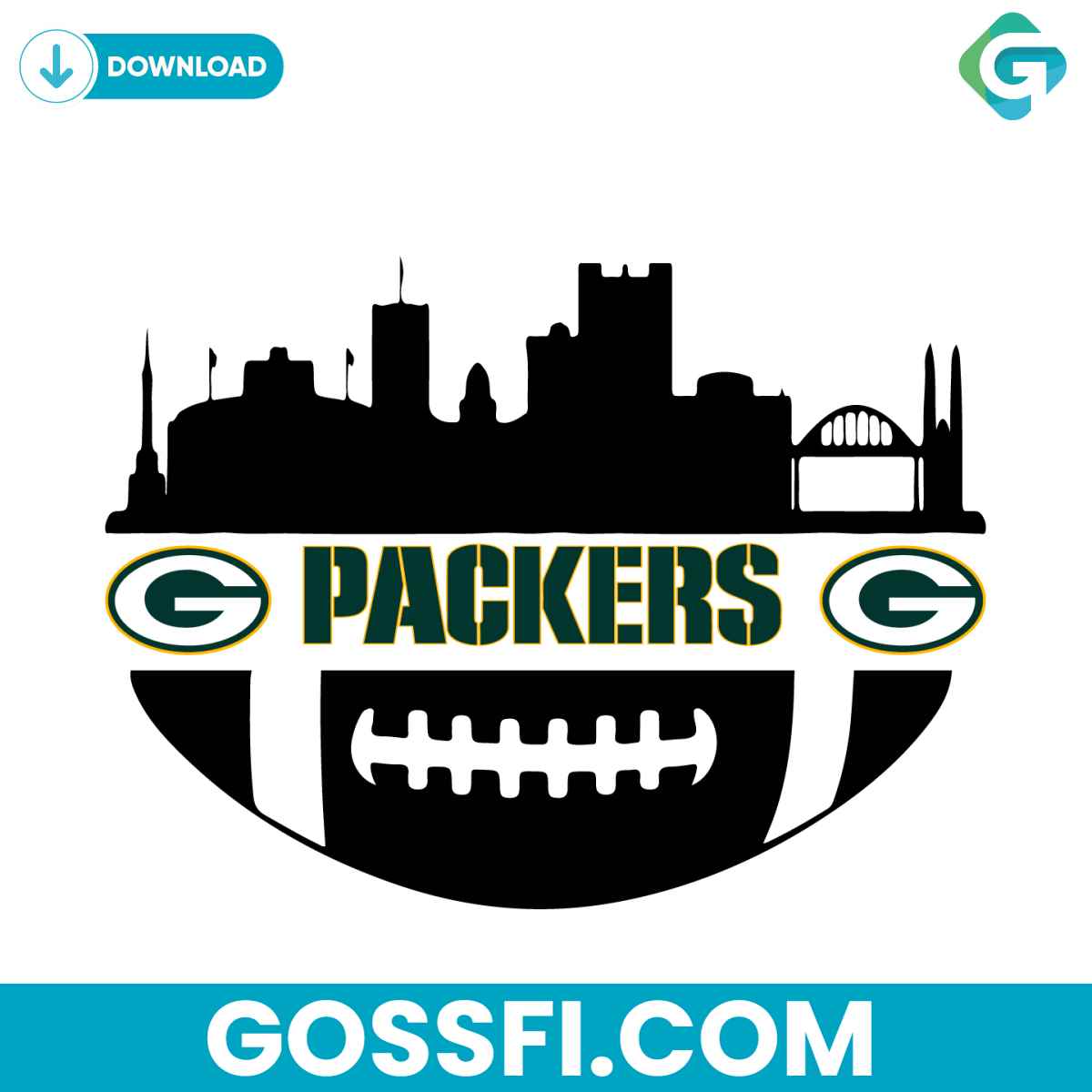 green-bay-packers-nfl-football-svg