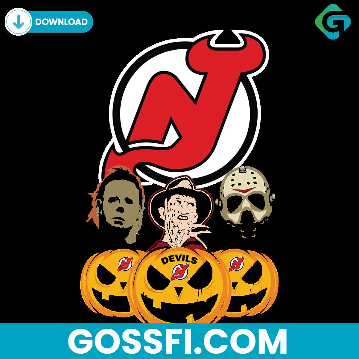 new-jersey-devils-halloween-horror-movie-pumpkin-svg