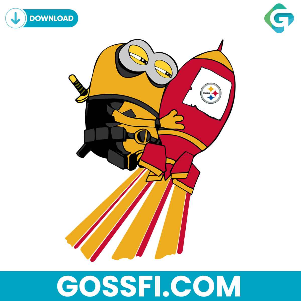 minions-pittsburgh-steelers-rocket-svg-digital-download