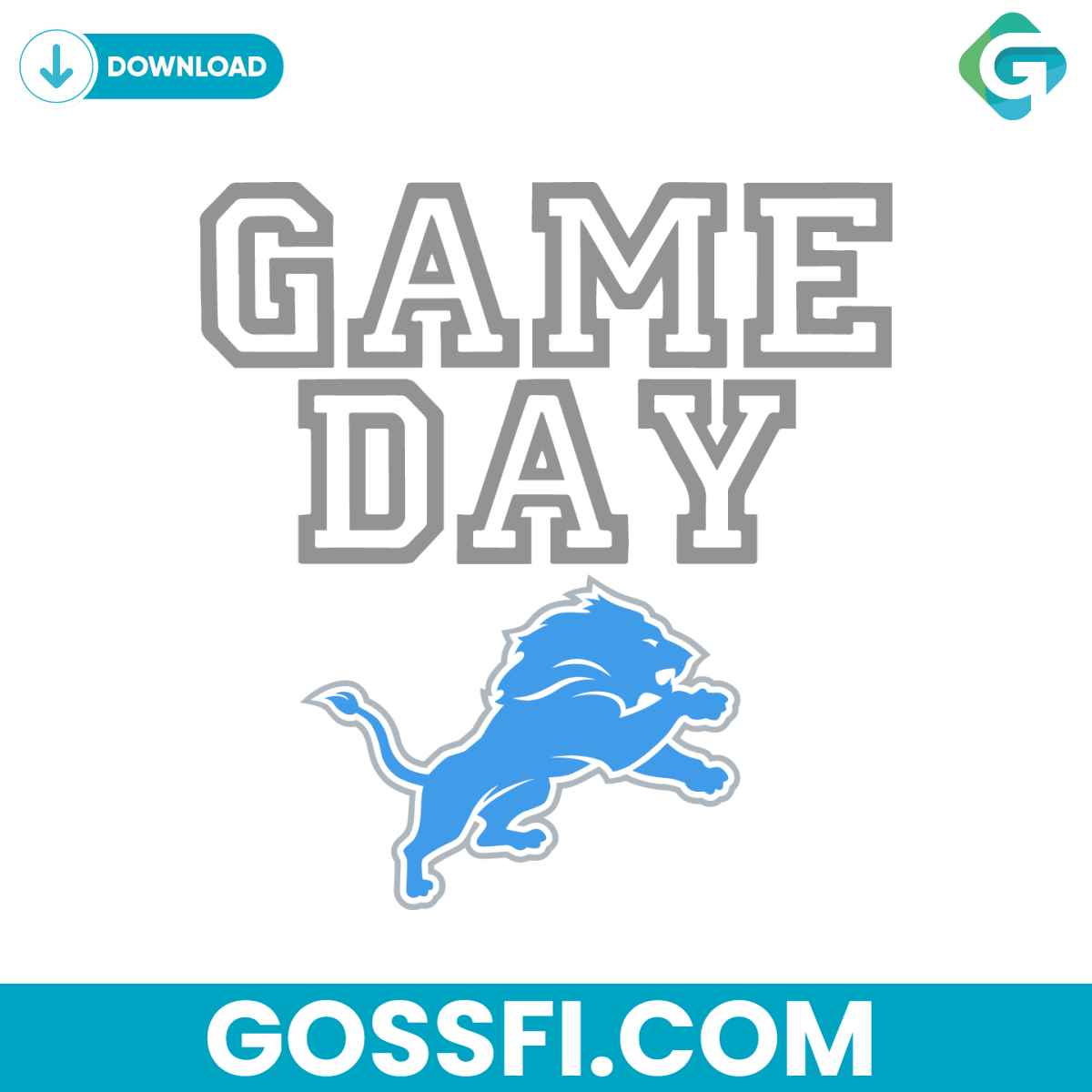 retro-game-day-detroit-lions-svg-digital-download