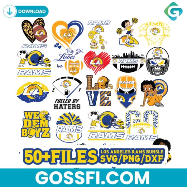 los-angeles-rams-nfl-team-svg-bundle-digital-download