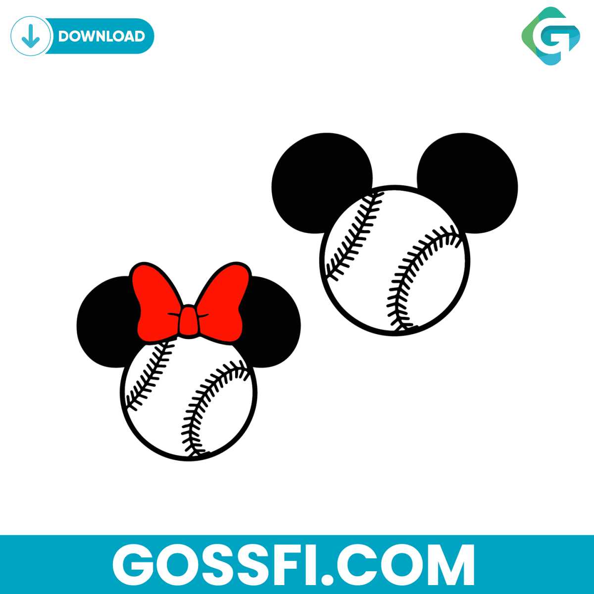 minnie-mouse-baseball-svg-digital-download