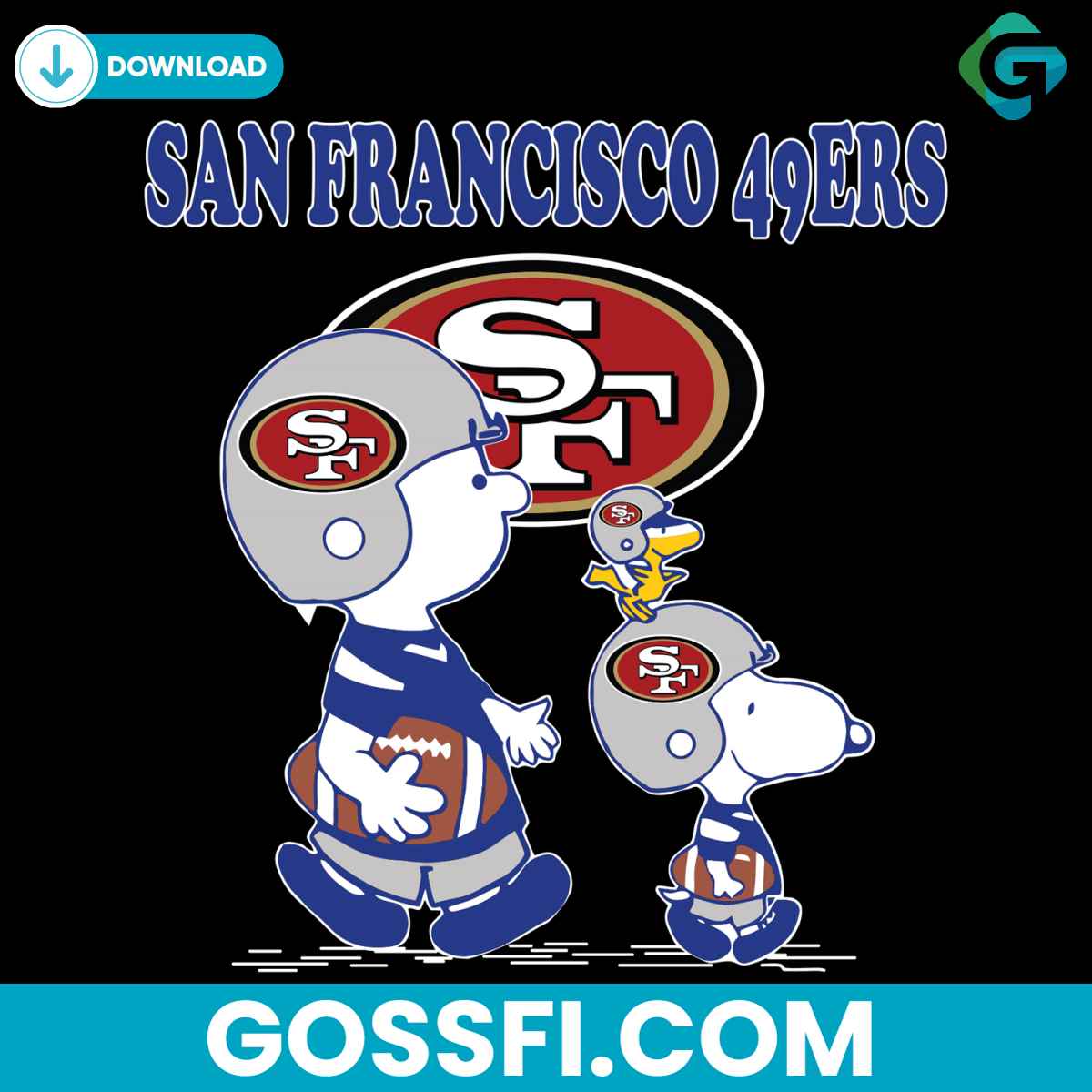 san-francisco-49ers-charlie-brown-and-snoopy-svg