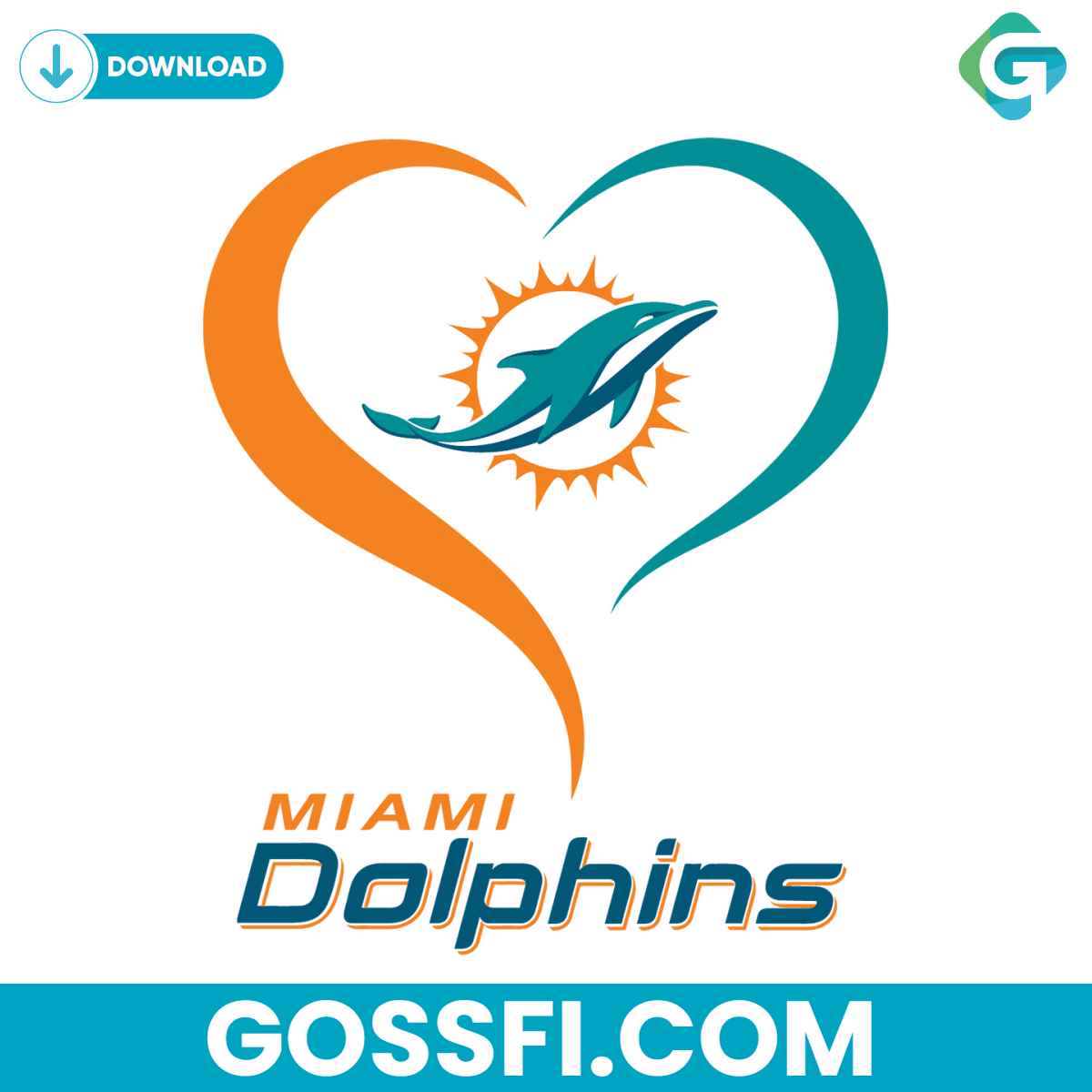 love-miami-dolphins-svg-digital-download