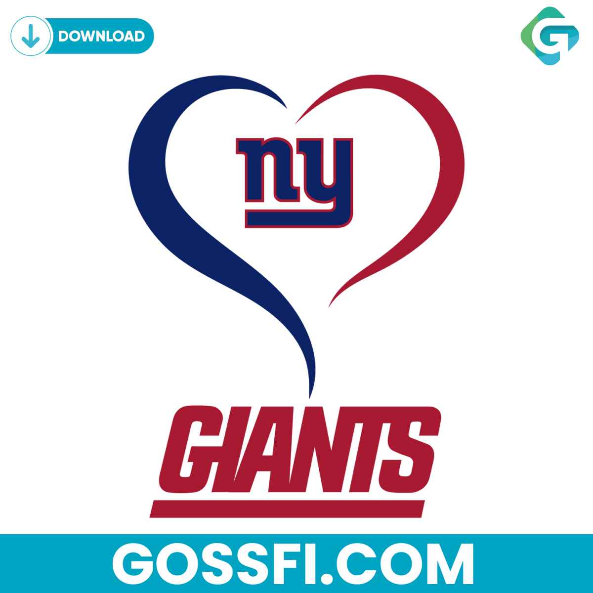 love-new-york-giants-svg-digital-download