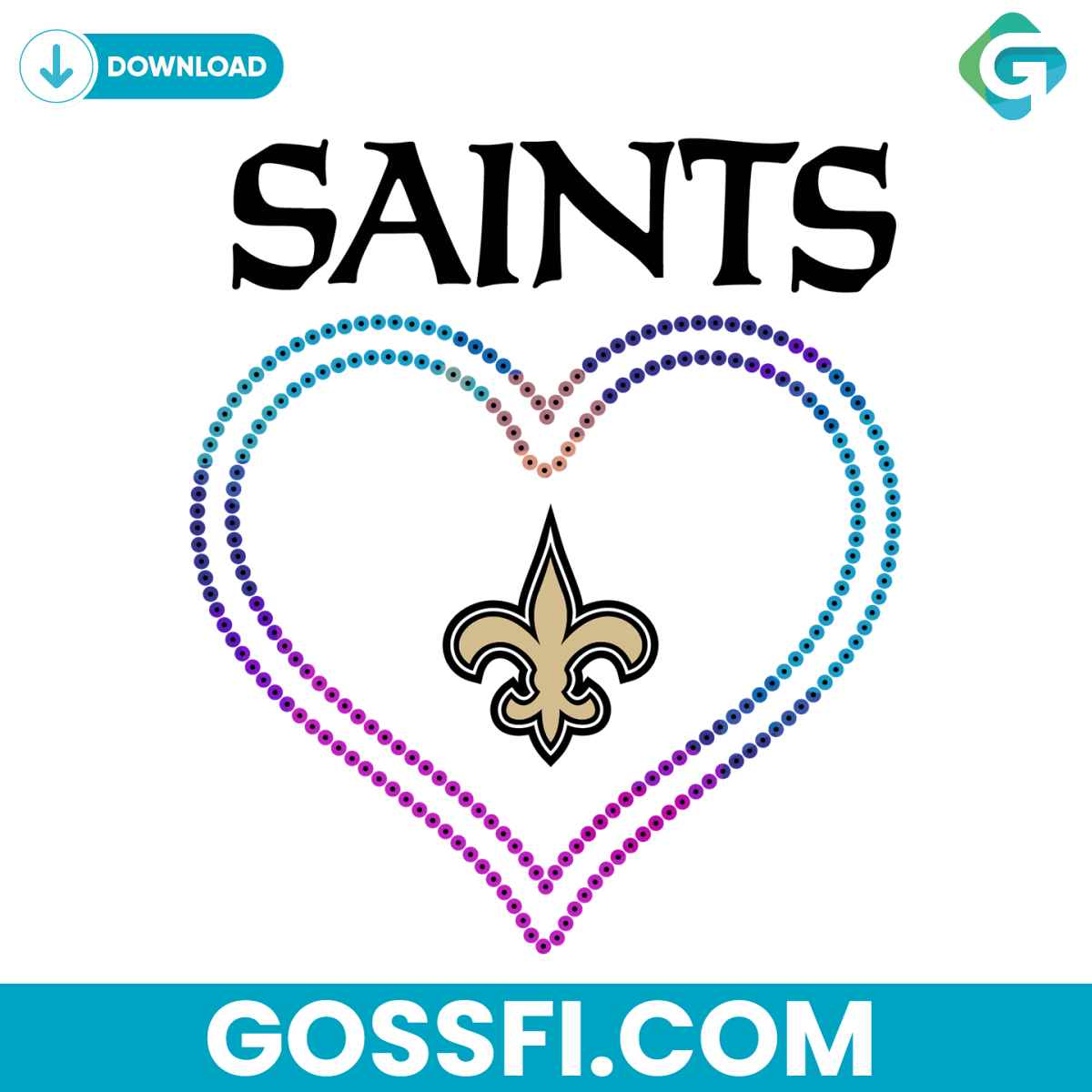 new-orleans-saints-heart-svg-digital-download