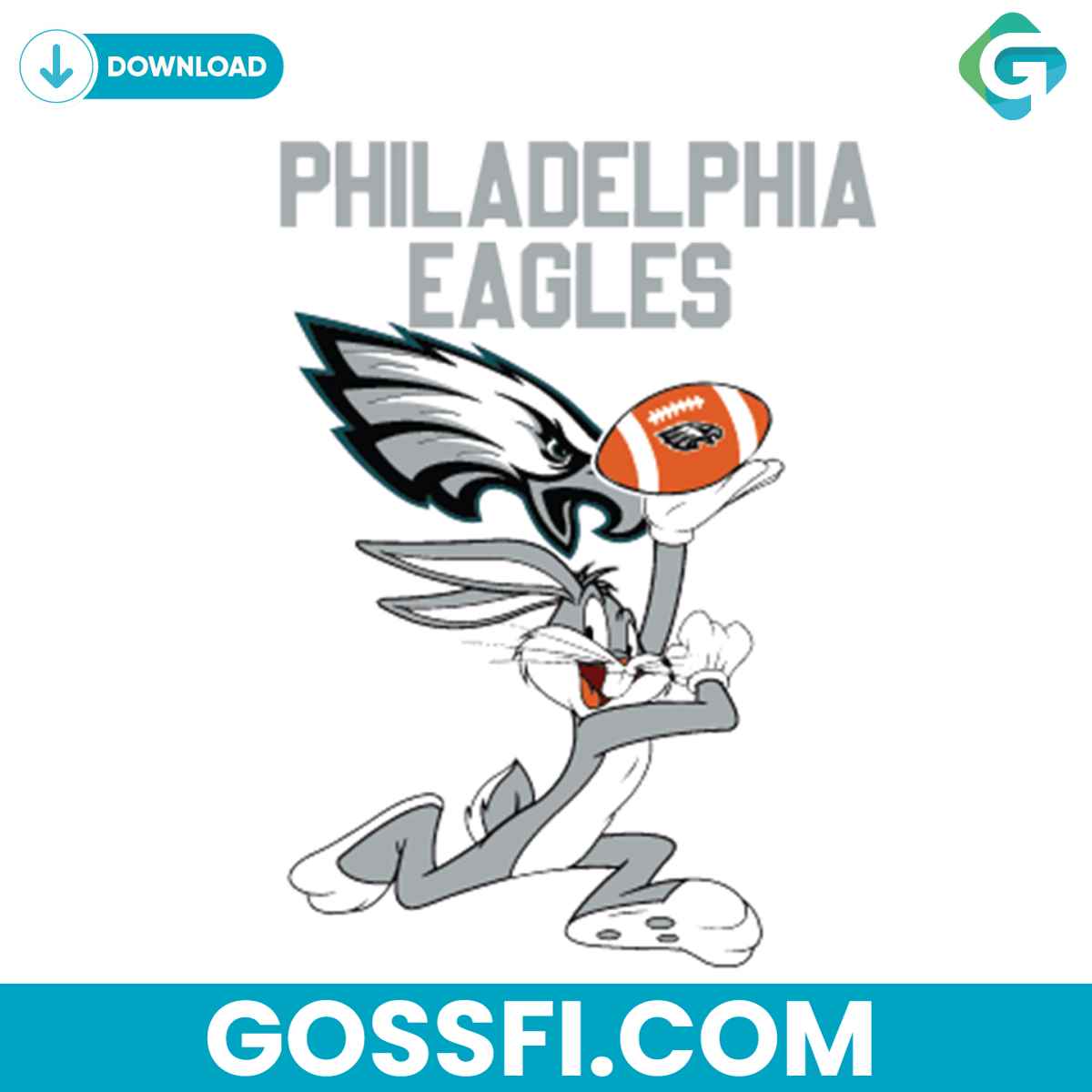 philadelphia-eagles-football-bunny-svg