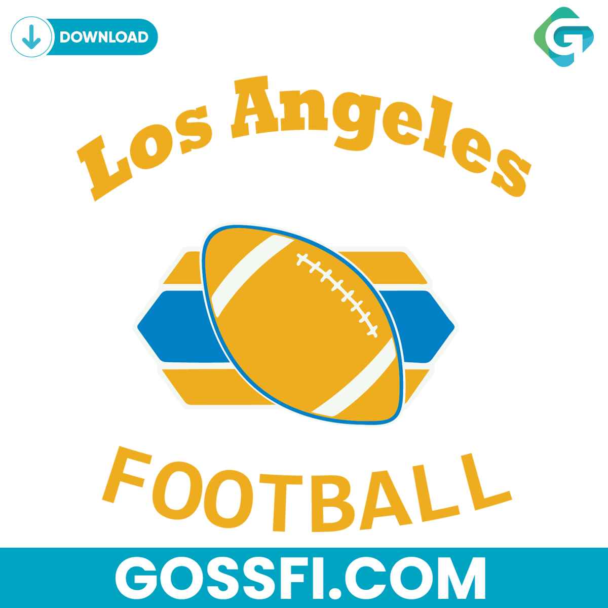 los-angeles-rams-football-svg-digital-download
