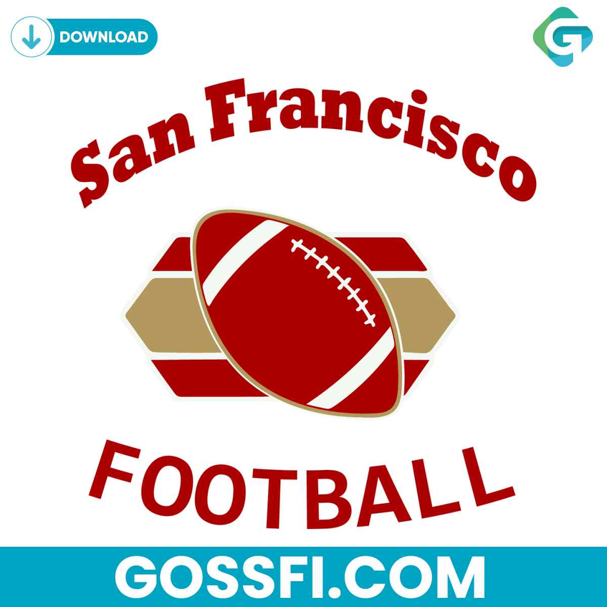 san-francisco-49ers-football-svg-digital-download