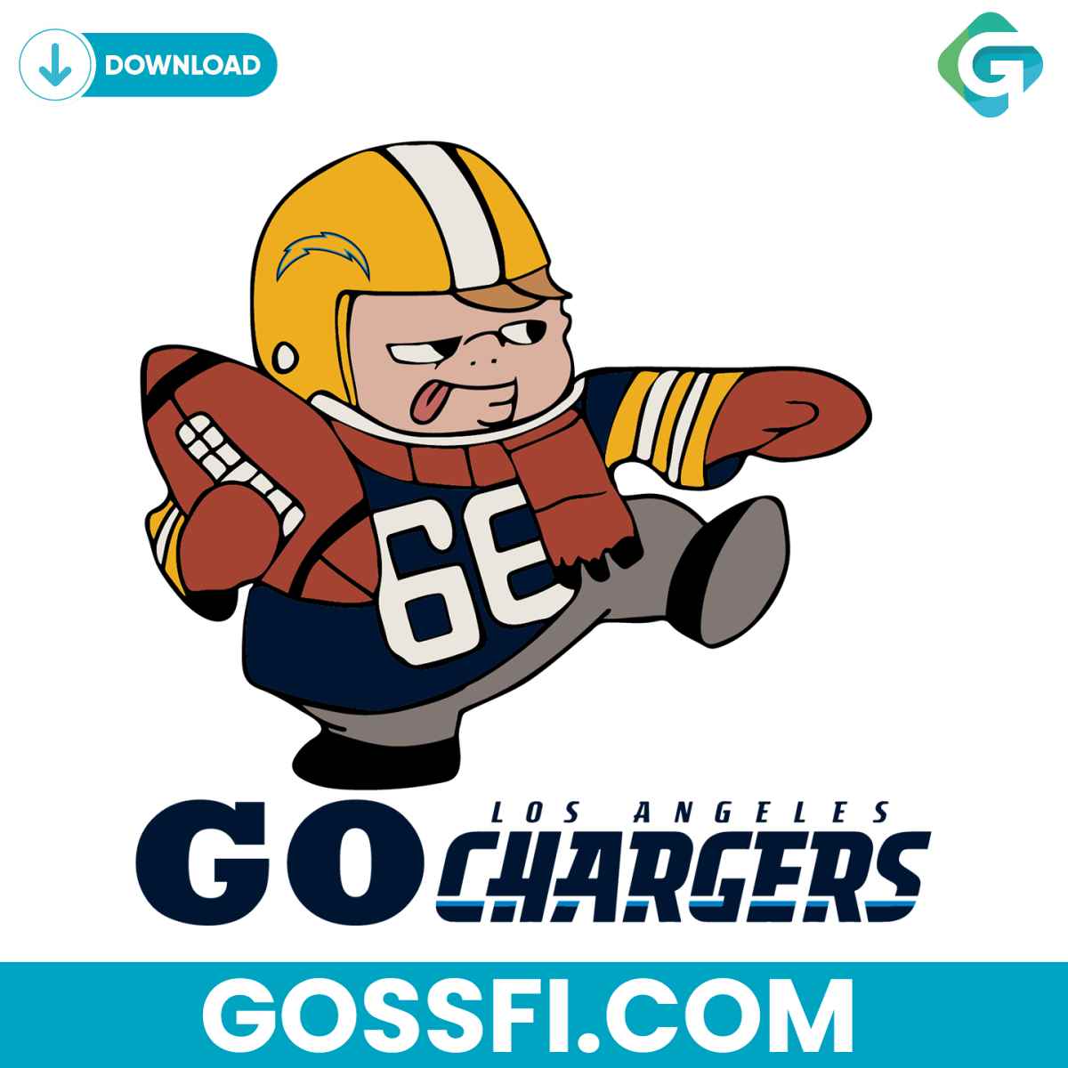 go-los-angeles-chargers-svg-digital-download