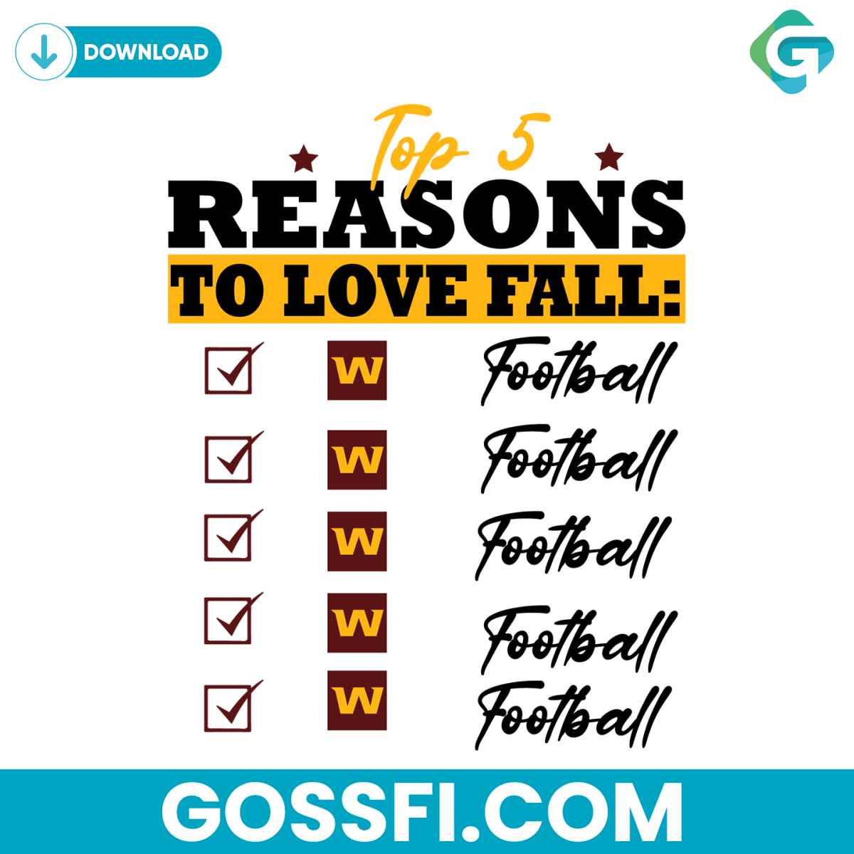 top-5-reasons-to-love-fall-washington-football-team-svg