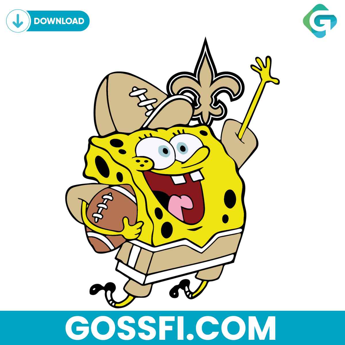 new-orleans-saints-football-spongebob-svg