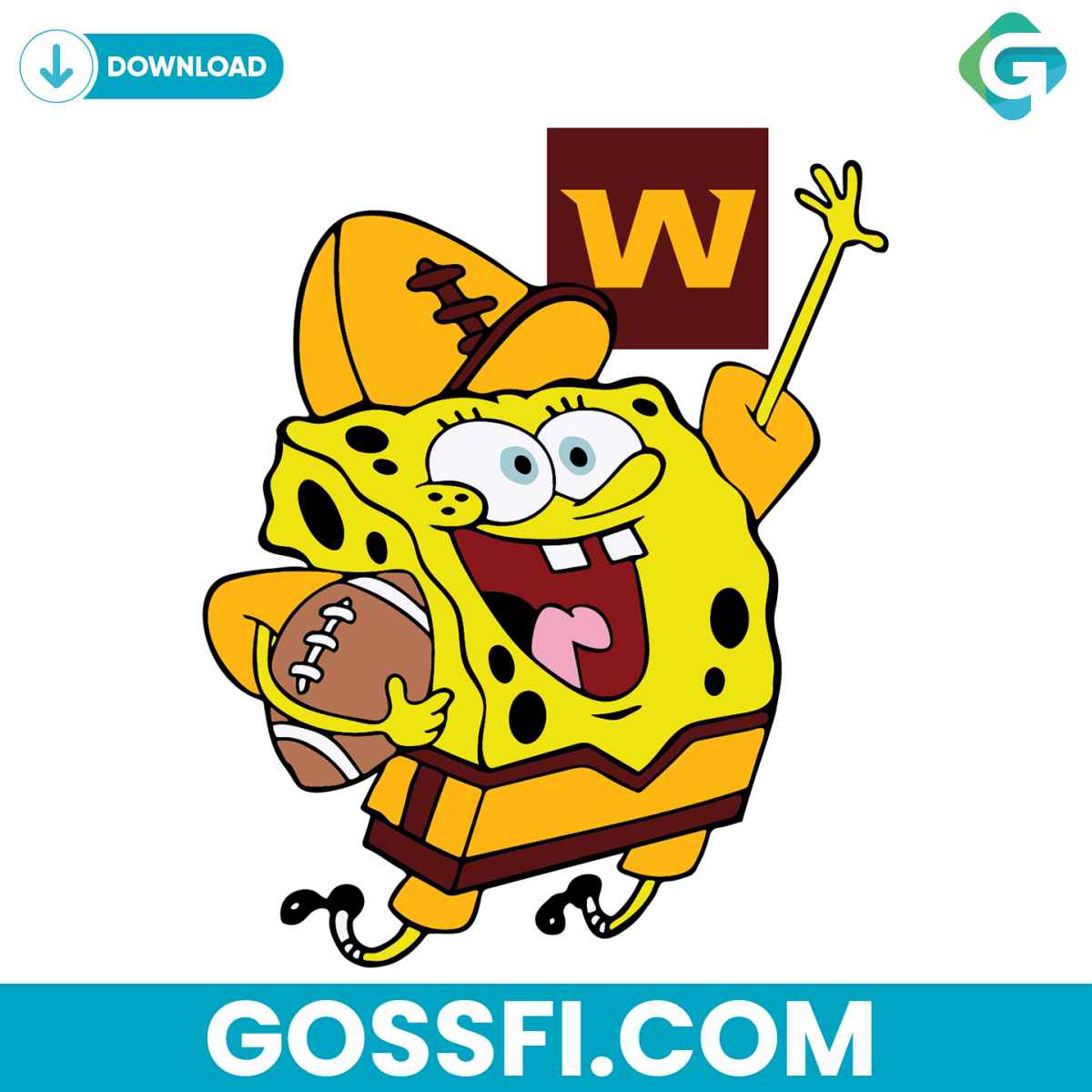 washington-football-team-spongebob-svg