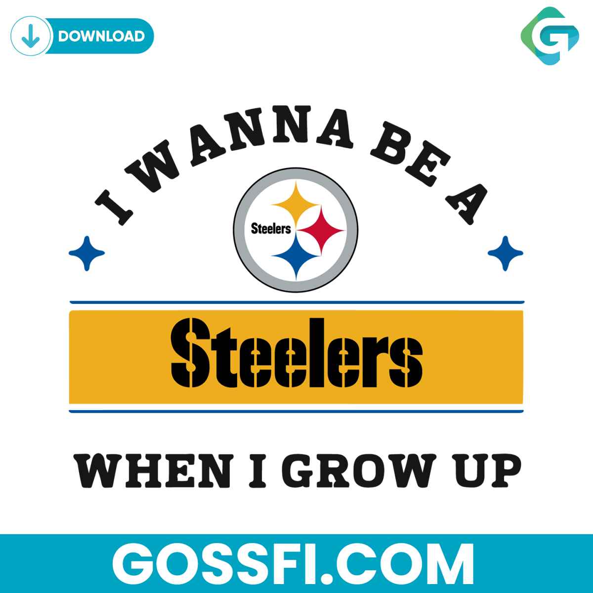 i-wanna-be-a-steelers-when-i-grow-up-svg