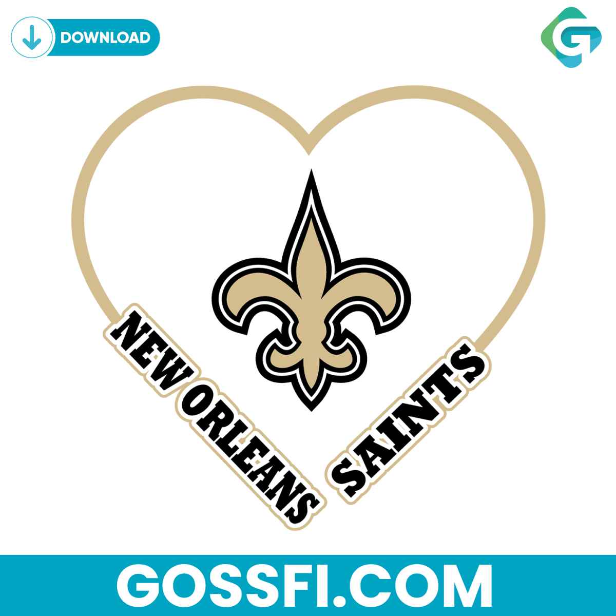 new-orleans-saints-heart-svg-digital-download